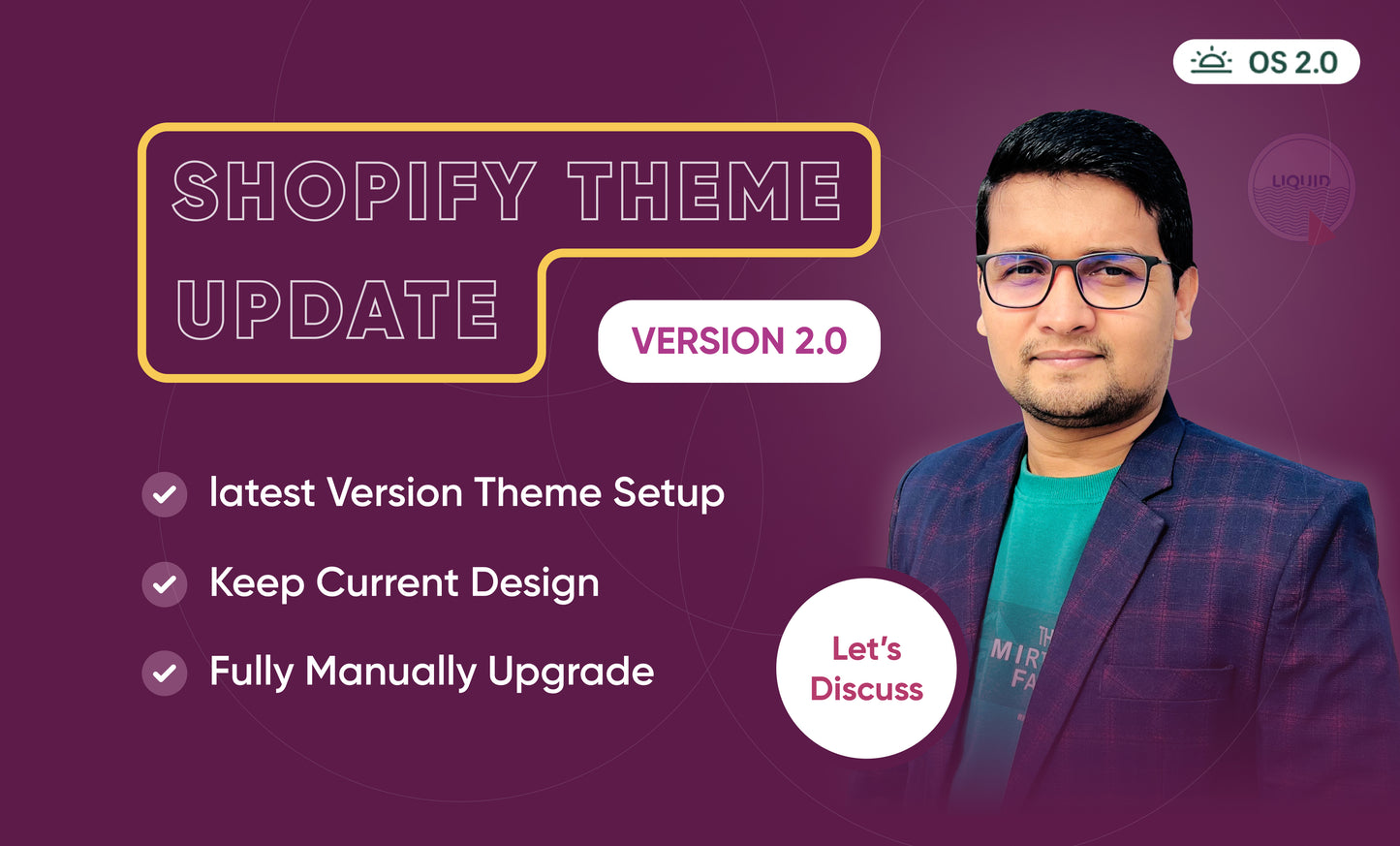 I will do shopify theme update with new version 2