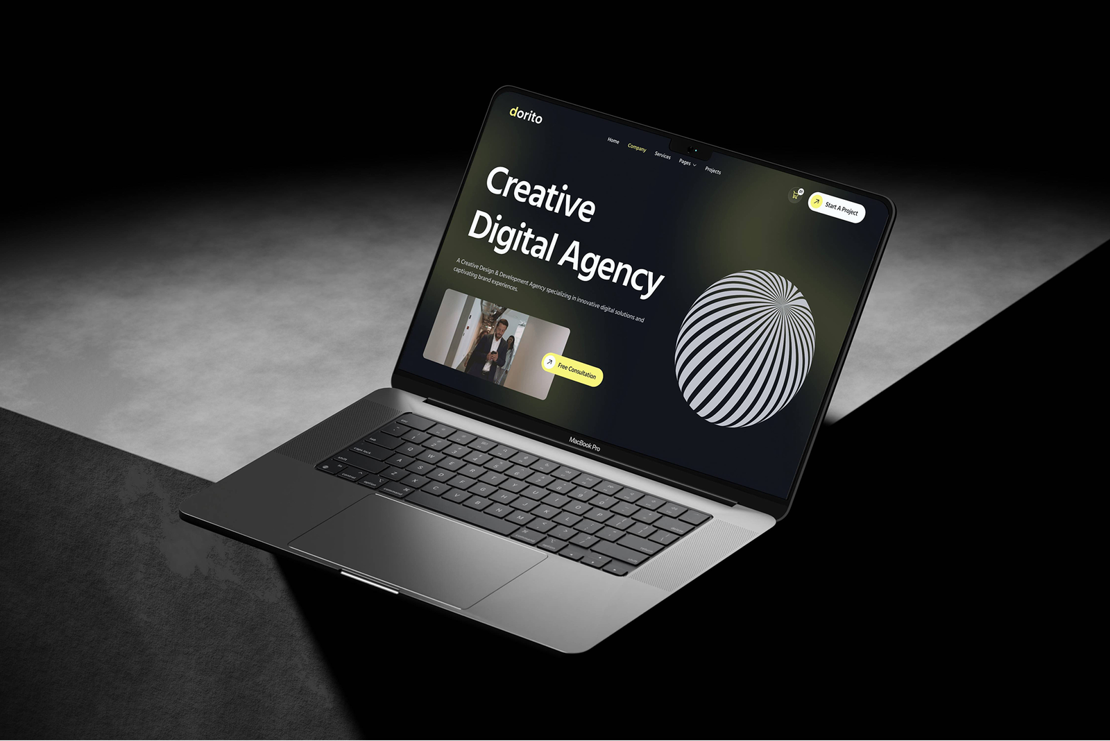 Dorito – Portfolio & Creative Agency website