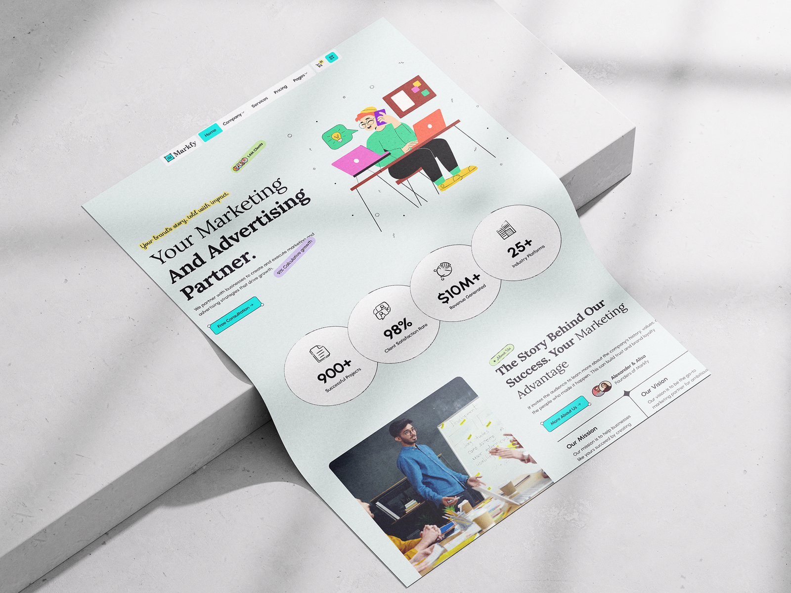 Ritoze – Portfolio & Creative Agency website