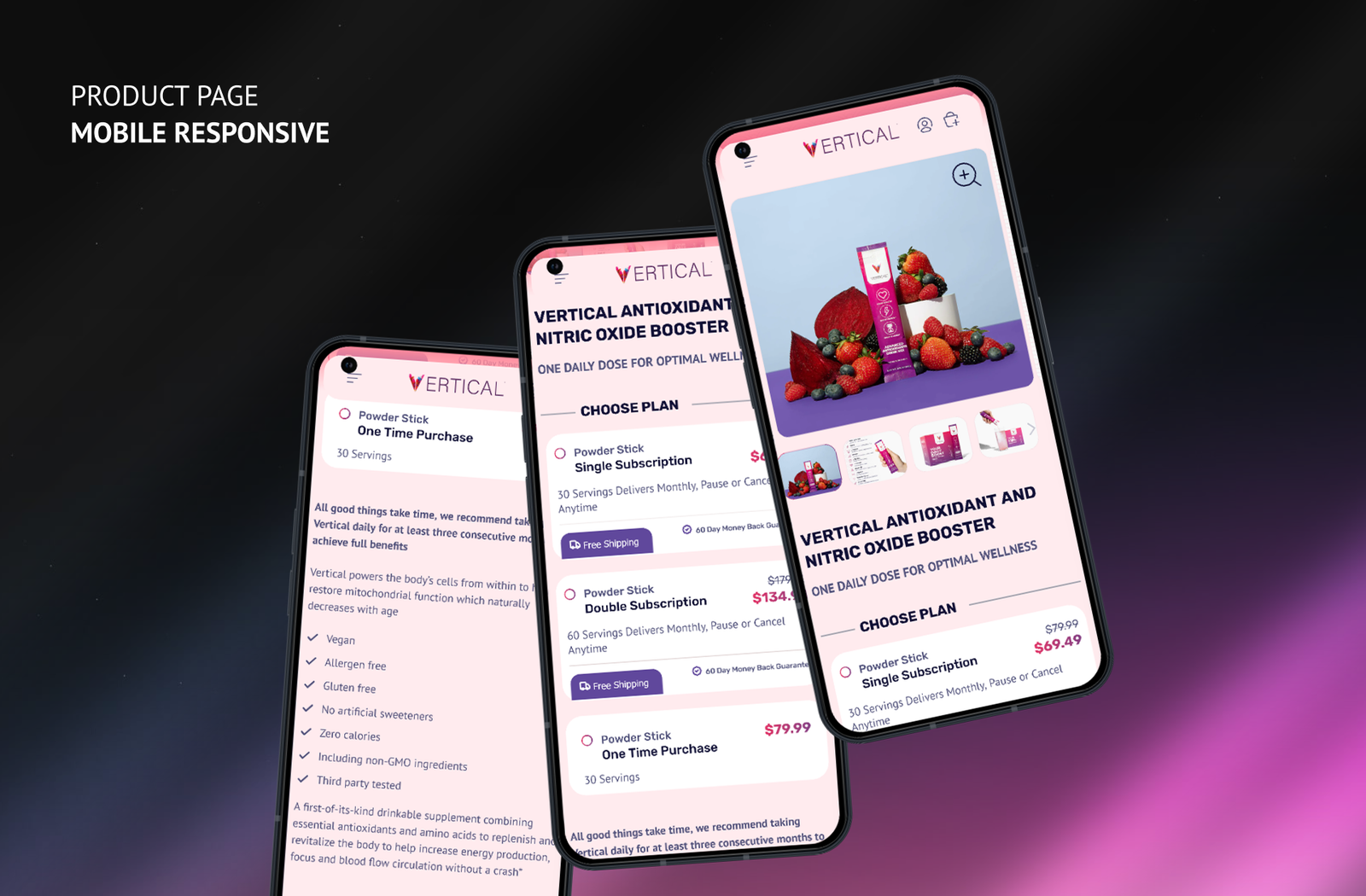 Vertical – E-commerce Web Design & Development