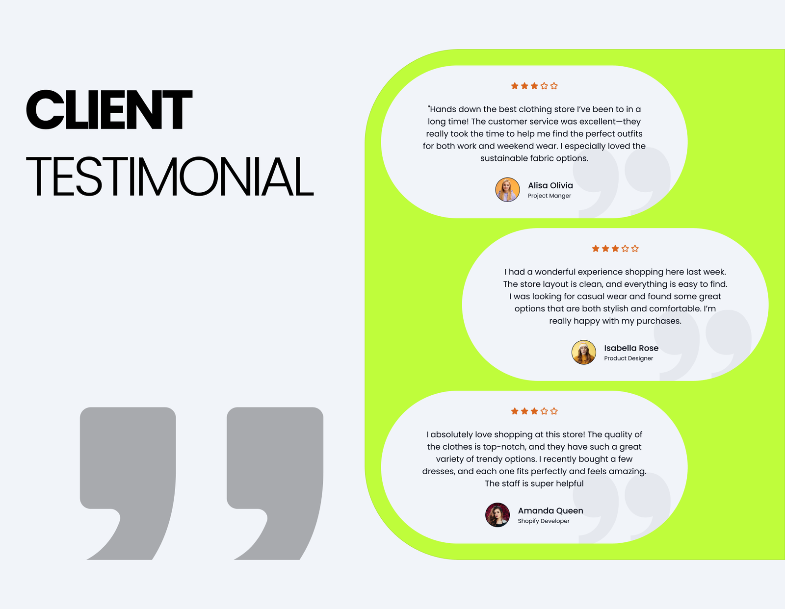 E-commerce Design for Clothing | Fashion Brands