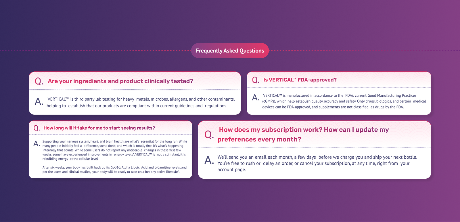 Vertical – E-commerce Web Design & Development