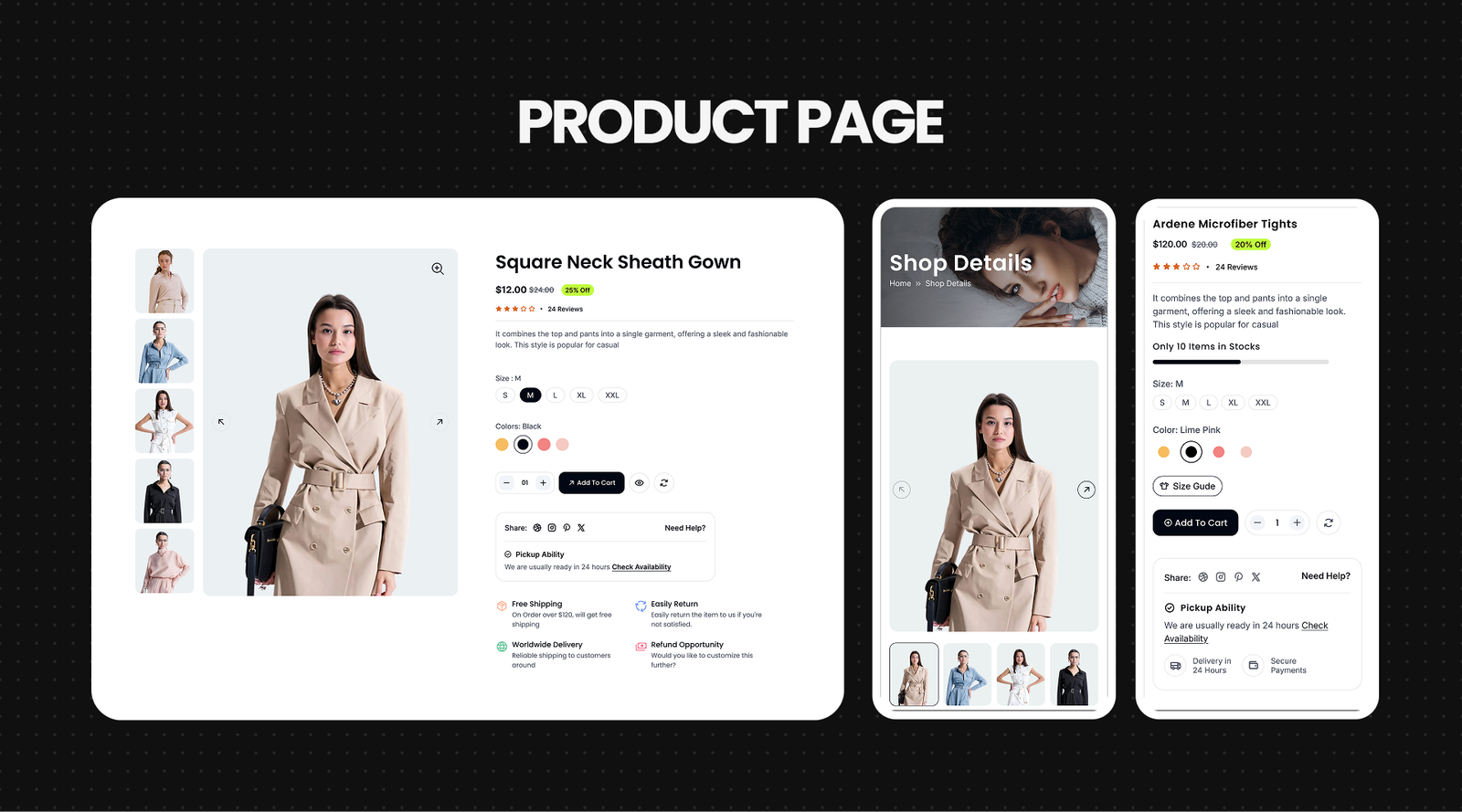 E-commerce Design for Clothing | Fashion Brands