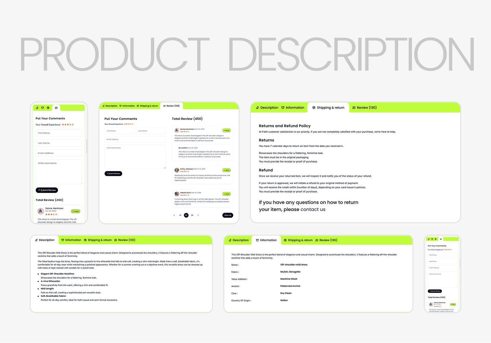 E-commerce Design for Clothing | Fashion Brands