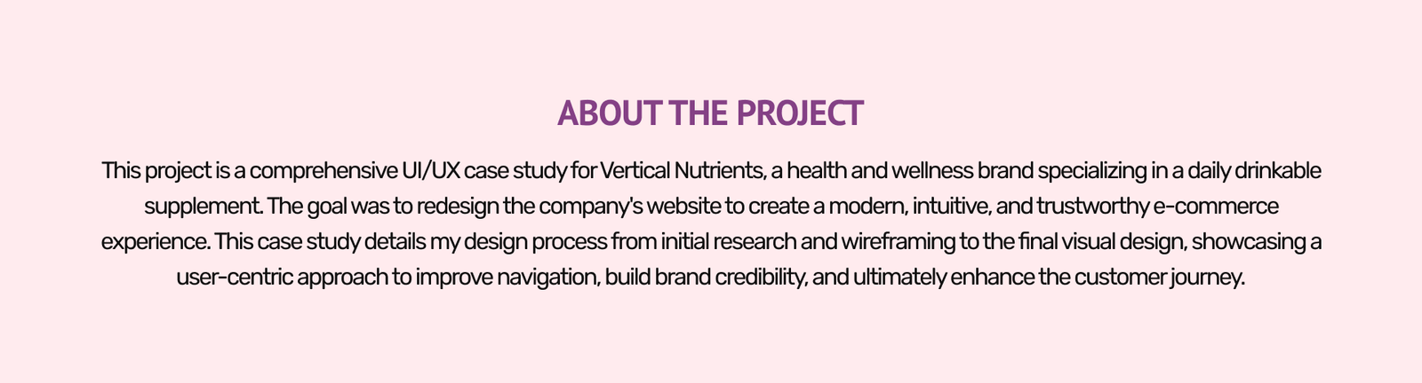 Vertical – E-commerce Web Design & Development