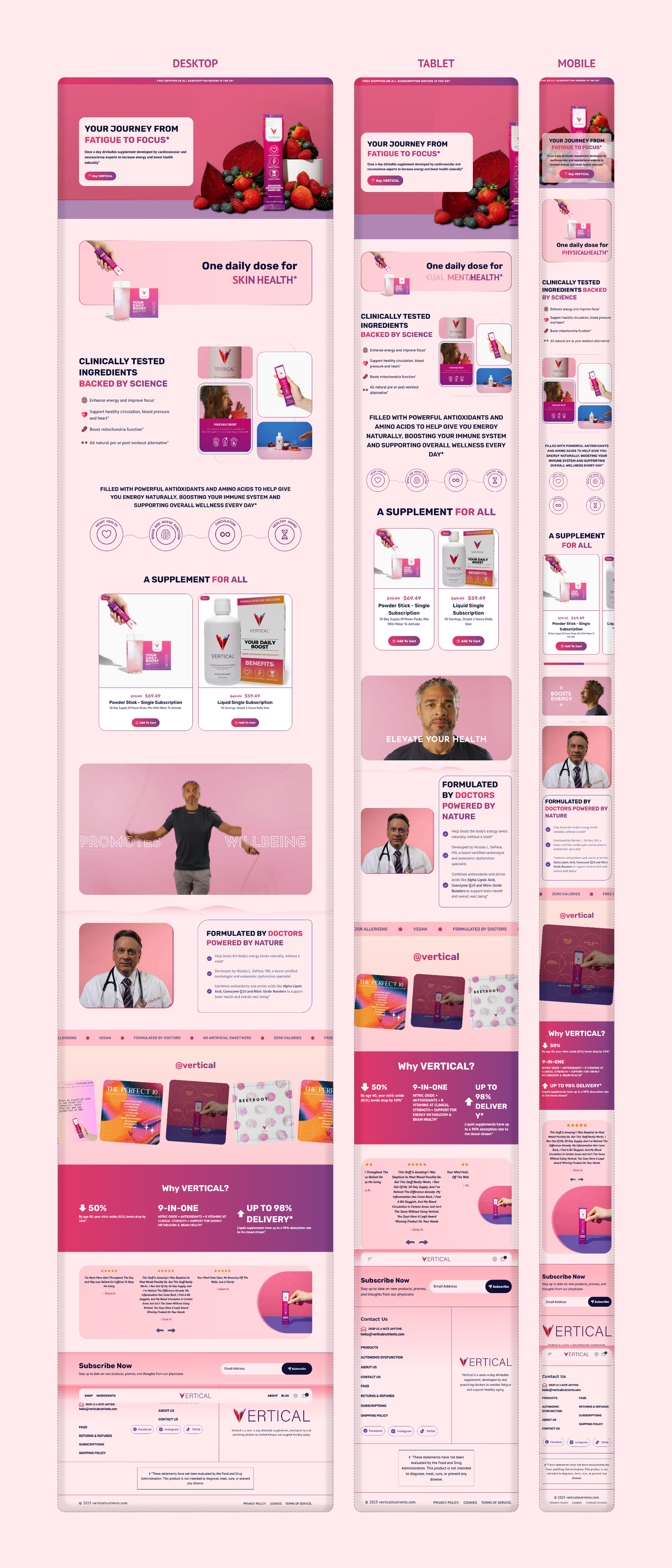 Vertical – E-commerce Web Design & Development