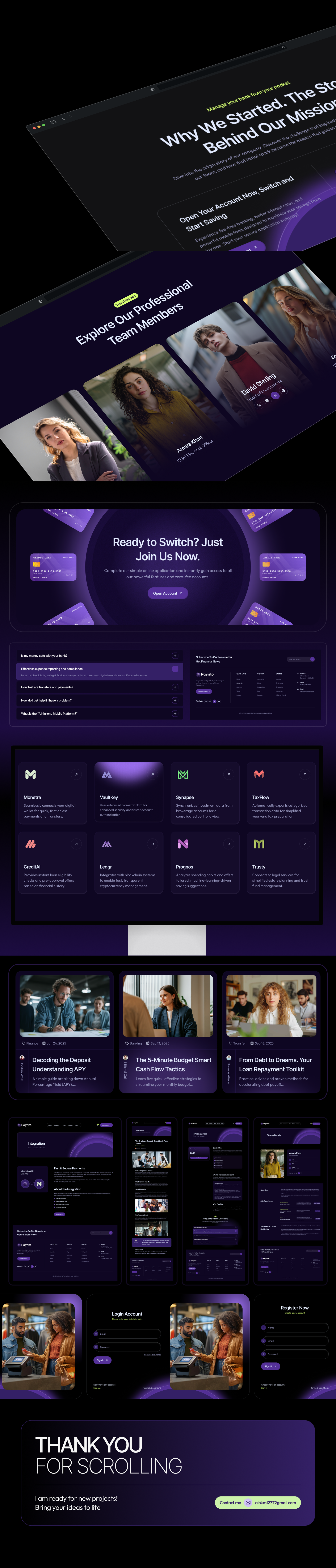 Payrito – Professional Services Website Template