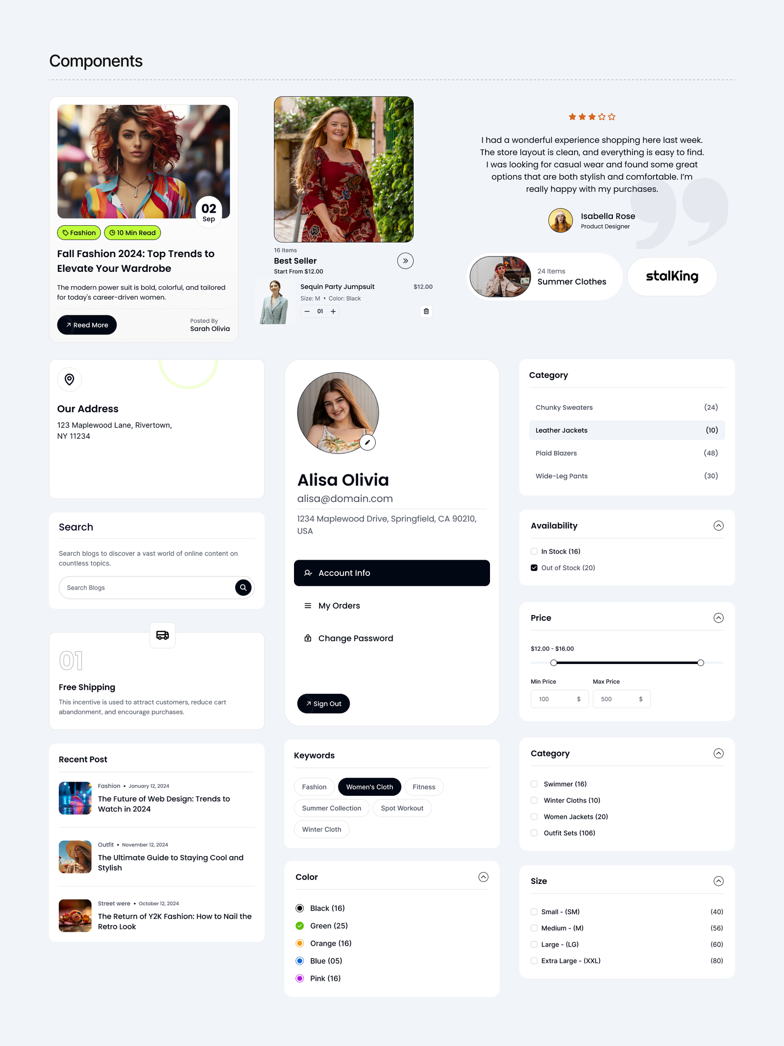 E-commerce Design for Clothing | Fashion Brands