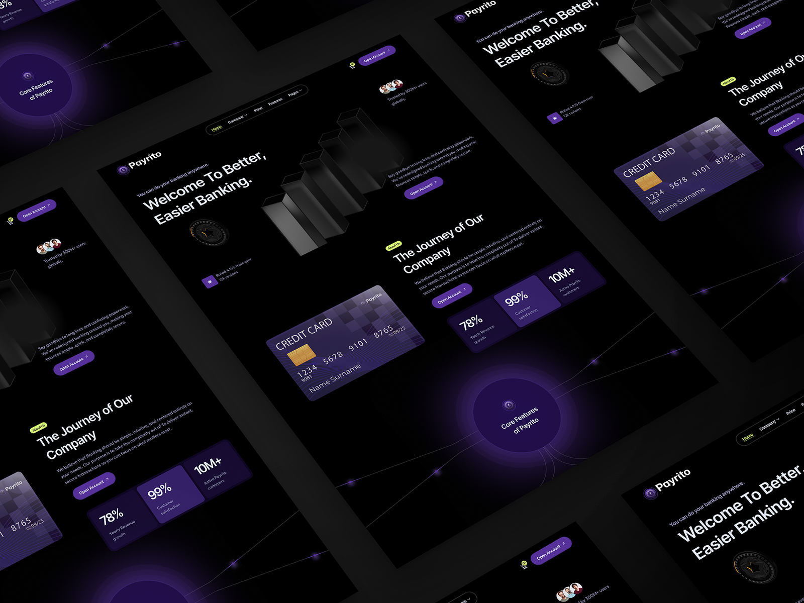 Payrito – Professional Services Website Template