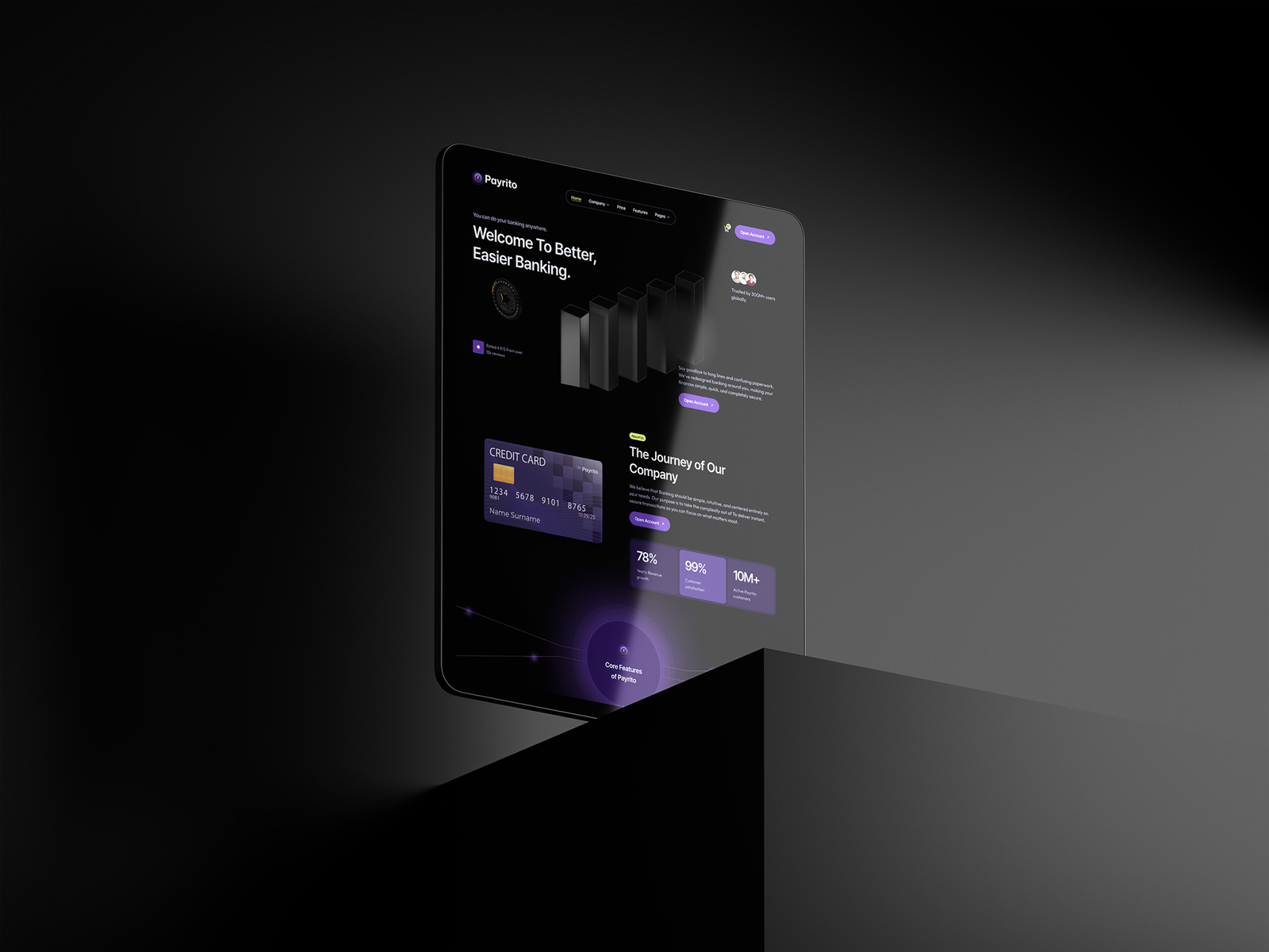 Payrito – Professional Services Website Template