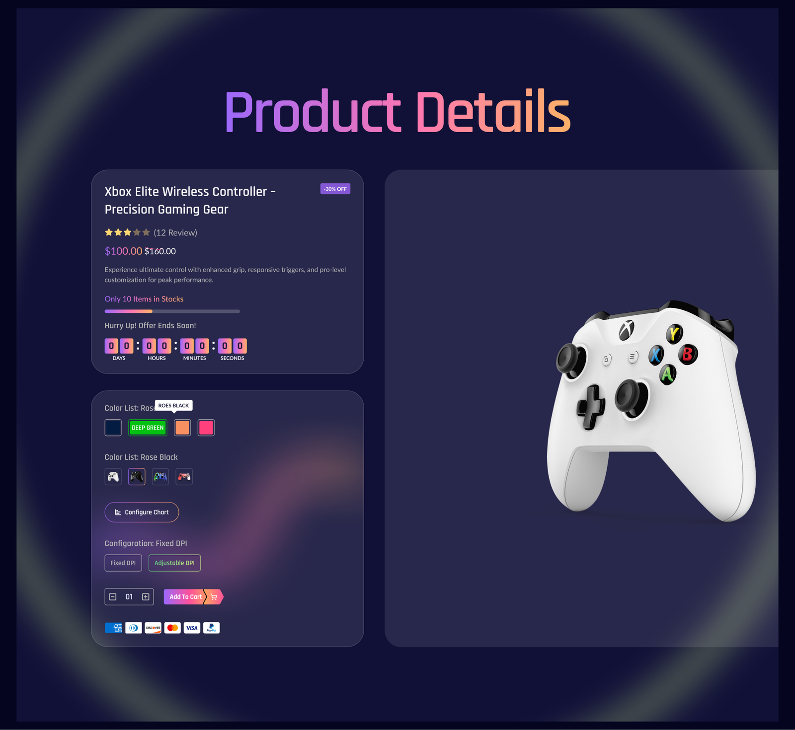 Gaming Accessories Website
