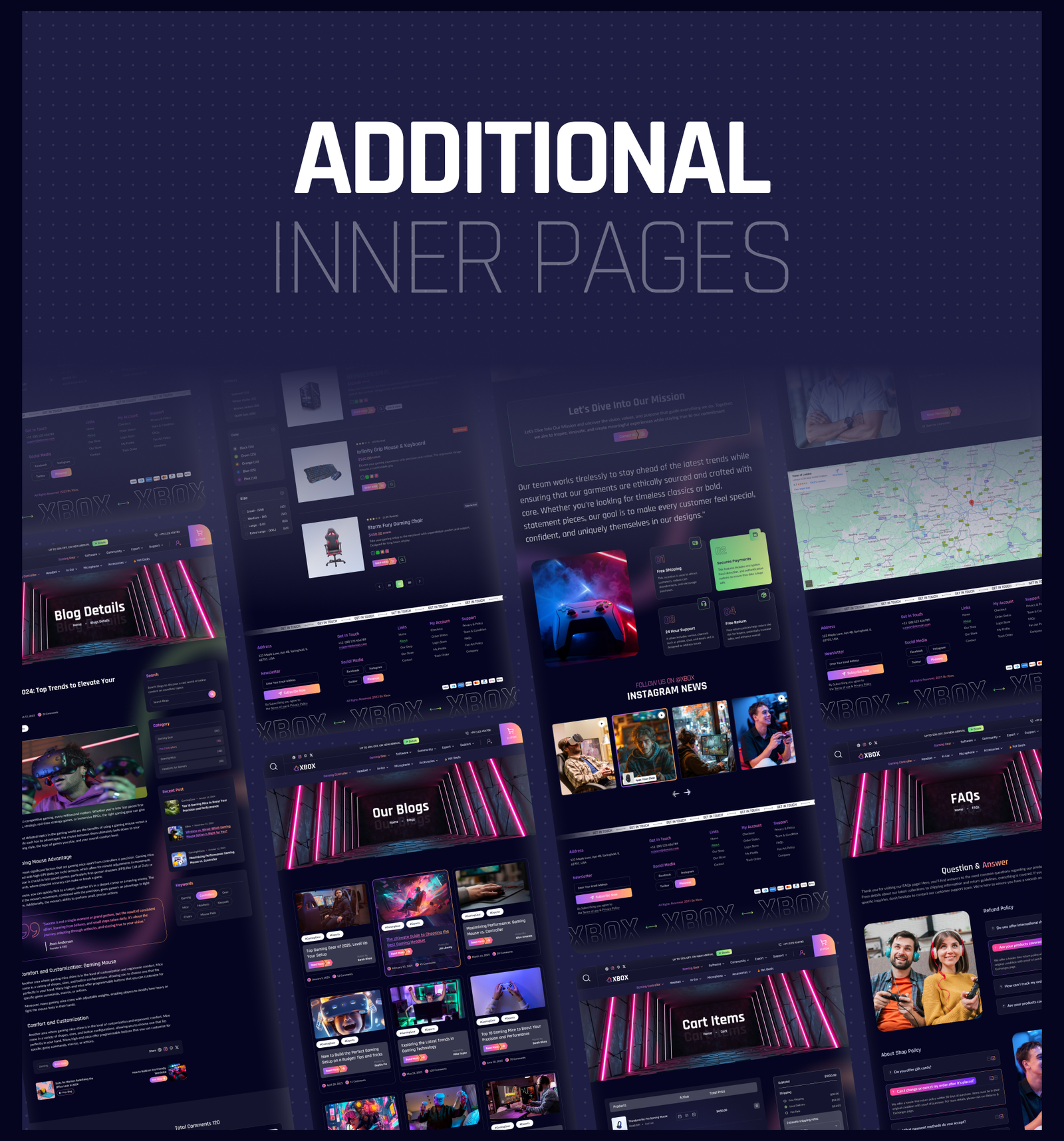 Gaming Accessories Website