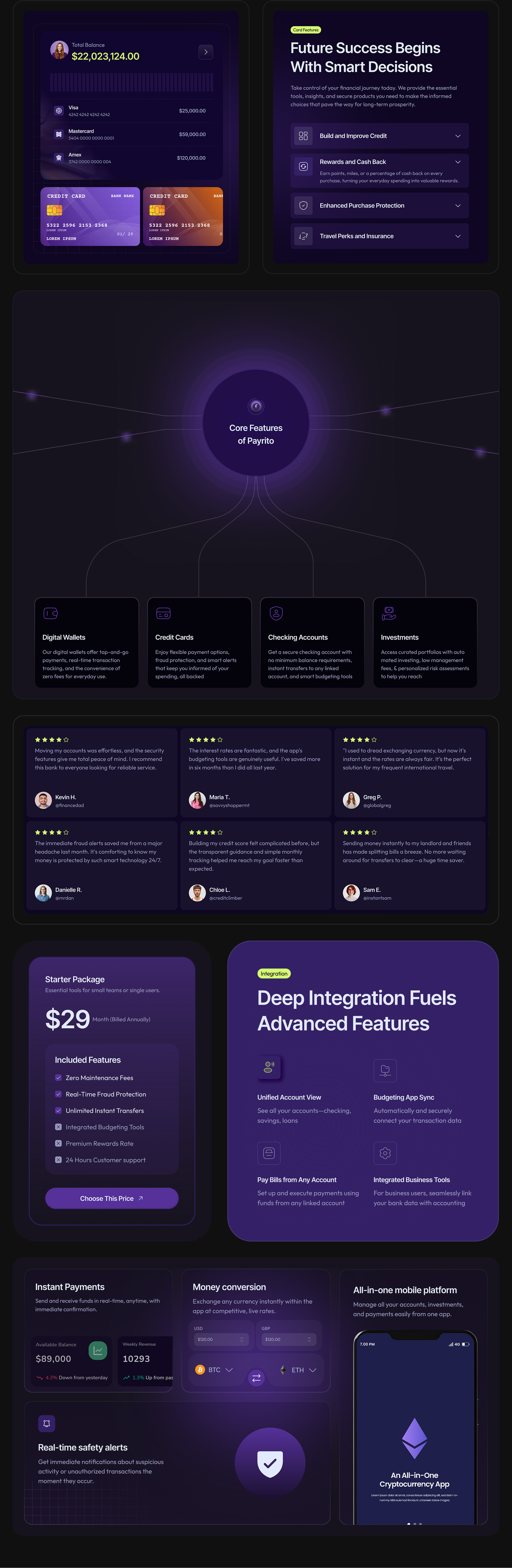 Payrito – Professional Services Website Template