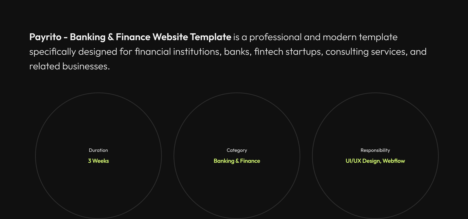 Payrito – Professional Services Website Template