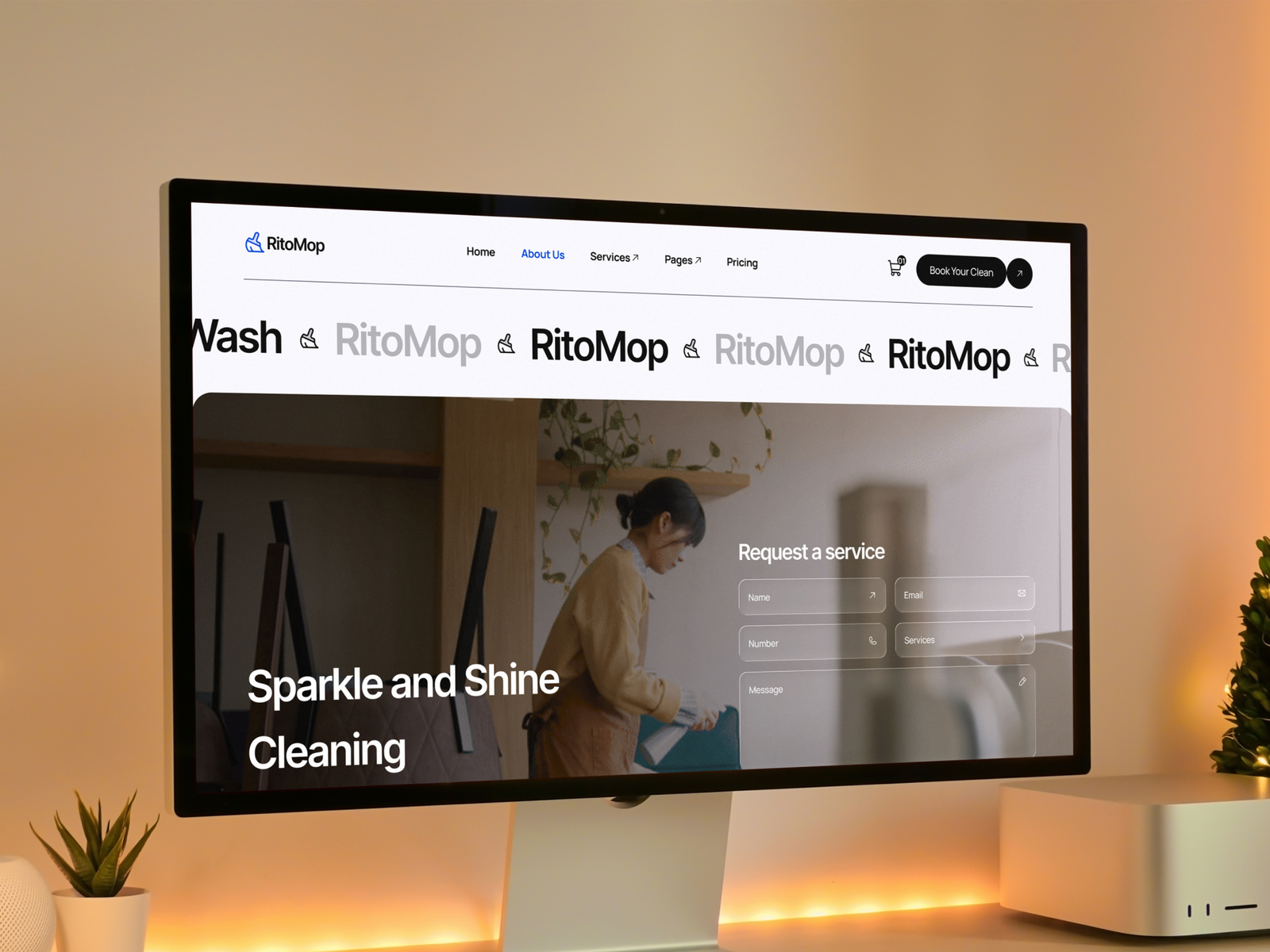 Ritomop – Cleaning Services Website Template