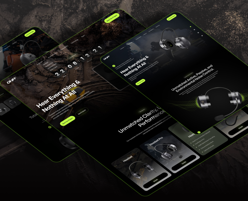 Headset Accessories Website – Figma to Shopify