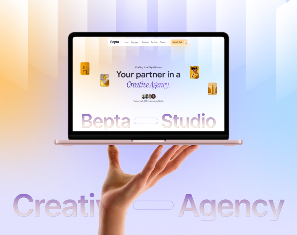 Bepta – Portfolio & Agency Webflow Template