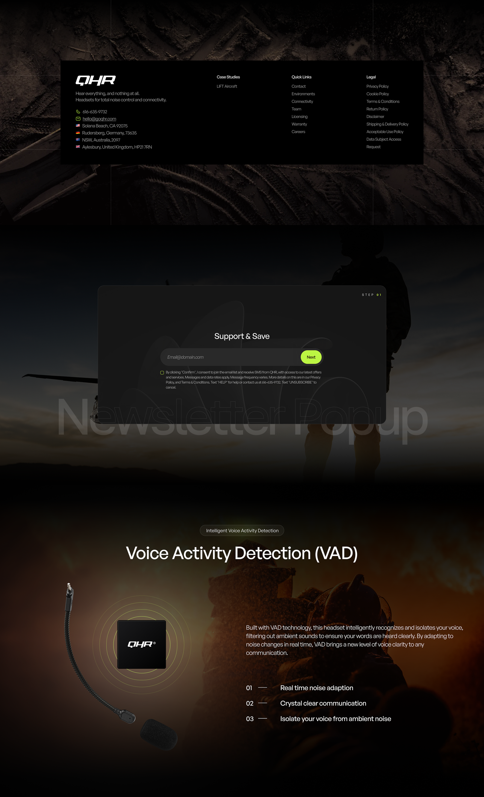 Headset Accessories Website – Figma to Shopify